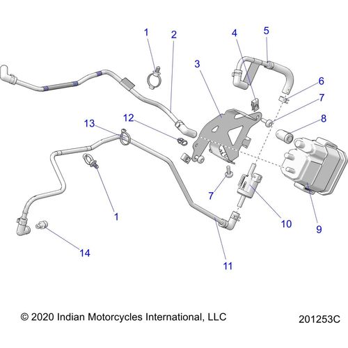 Assembly Canister Carbon by Polaris 2522244 OEM Hardware