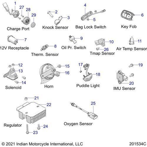 Charge Port 12V Rear by Polaris 2415527 Electrical Accessory
