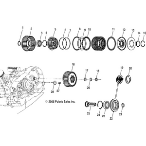 Assembly, Clutch by Polaris 1322061 Clutch Kits