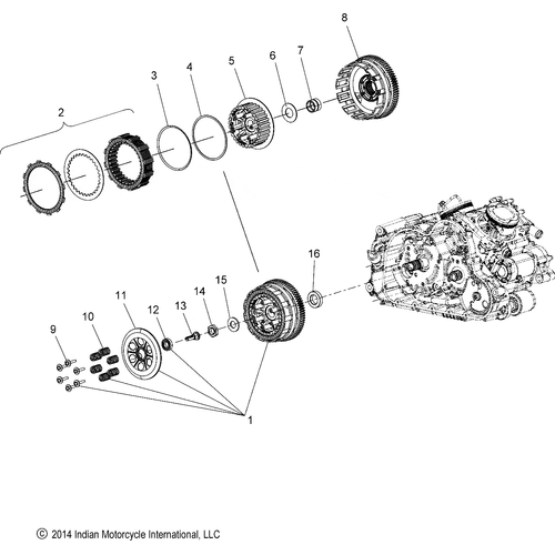 Asm-Clutch by Polaris 1334430 Clutch Kits