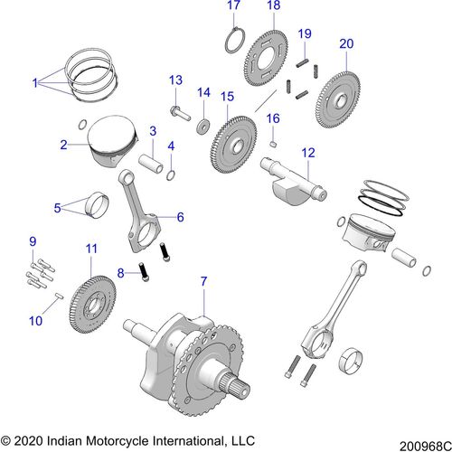 Assembly Connecting Rod 184Mm by Polaris 3023483 Connecting Rod