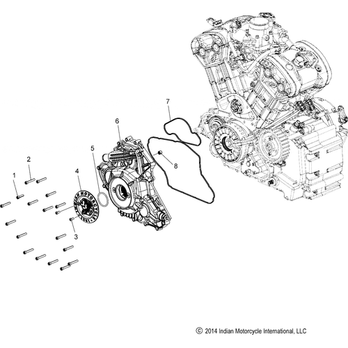 Assembly Cover Acg Black by Polaris 1205799-657 Cam Cover