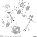 Asm-Crankshaft 56.5Mm by Polaris