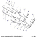 Asm-Exh Headpipe by Polaris 1263411 Exhaust Headpipe