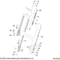 Asm-Fork Leg LH Black by Polaris