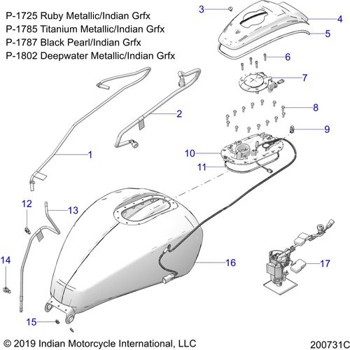 Assembly Fuel-Access by Polaris 2522014 OEM Hardware