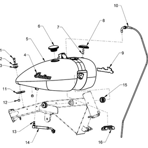 Assembly Fuel Line Ext. by Polaris N51200042 Fuel Hose / Line