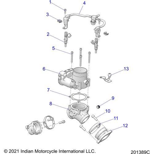 Asm-Fuel Rail by Polaris 1208691 Fuel Hose / Line