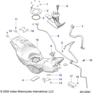 Asm-Fuel Tank by Polaris 1026433 Fuel Tank