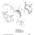 Assembly, Headlight, Led, Chrome by Polaris