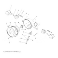 Assembly Headlight Ring Chrome by Polaris