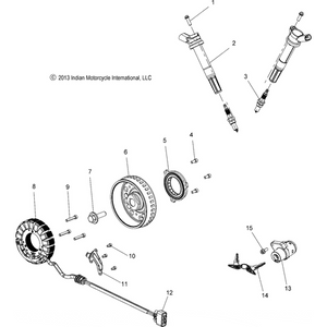 Assembly Ign./Fuel Black by Polaris 4014434-266 Lock Kit
