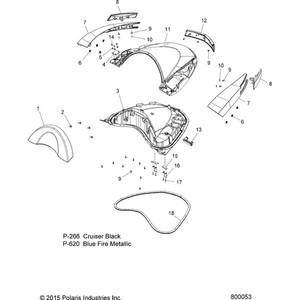 Assembly, Lamp, Internal, Trunk [Incl. Bulb] by Polaris 2410700 Trunk Lamp