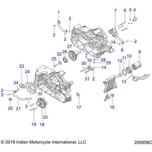 Assembly Oil Pump by Polaris 1205470 Oil Pump