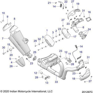 Asm-Resonator Mount LH by Polaris 1263635 Resonator