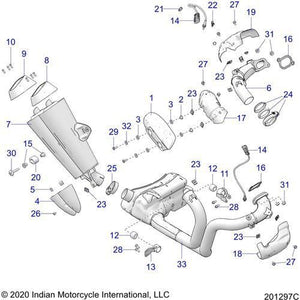 Asm-Resonator Mount RH by Polaris 1263636 Resonator