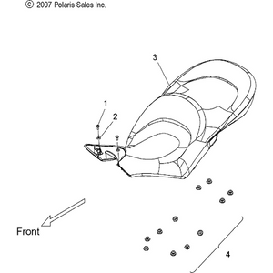 Assembly, Seat, Heated by Polaris 2684352 Seat