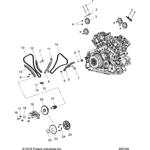 Assembly, Shaft, Cam Drive by Polaris 1205243 OEM Hardware