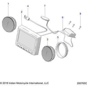 Assembly Speedo Cpia3 Ind Frng Black by Polaris 3280830 Speedometer