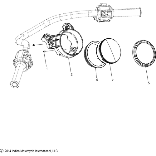 Assembly Speedometer Cpia3 Mid Dts by Polaris 3280732 Speedometer