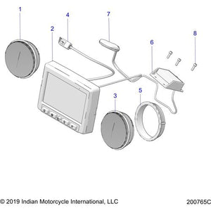 Assembly Tach Cpia3 Ind Frng Black by Polaris 3280831 OEM Hardware