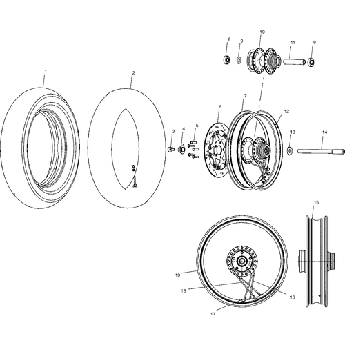 Assembly, Wheel by Polaris 1520528 Wheel