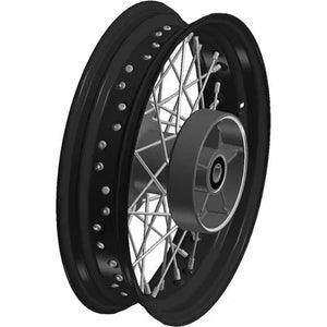 Asm-Wheel Wire Rr 16X3.5 Black by Polaris 1522475-266 Wheel