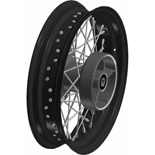 Asm-Wheel Wire Rr 16X3.5 Black/Gd by Polaris 1522475-1707 Wheel