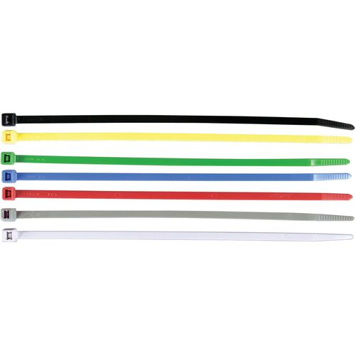 Western Powersports Zip Ties Assorted Cable Ties White 30/Pk By Helix 303-4689