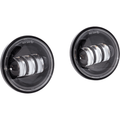 AUX Pair 4.5" Black LED Passing Lights by Letric Lighting Co.