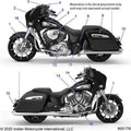 Badge-Airbox Cvr 116 Chrome by Polaris