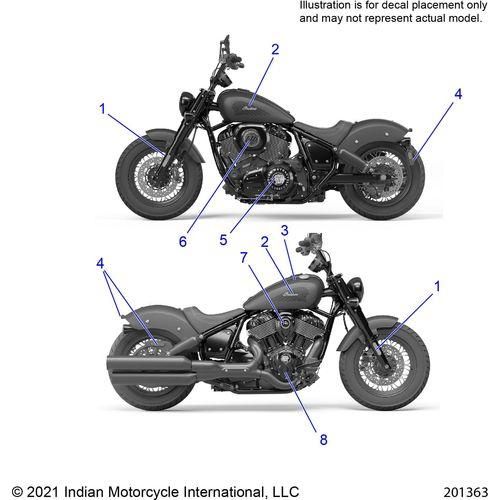 Badge-Horn Cvr 1901 Dh by Polaris 5263836-03 Horn Cover