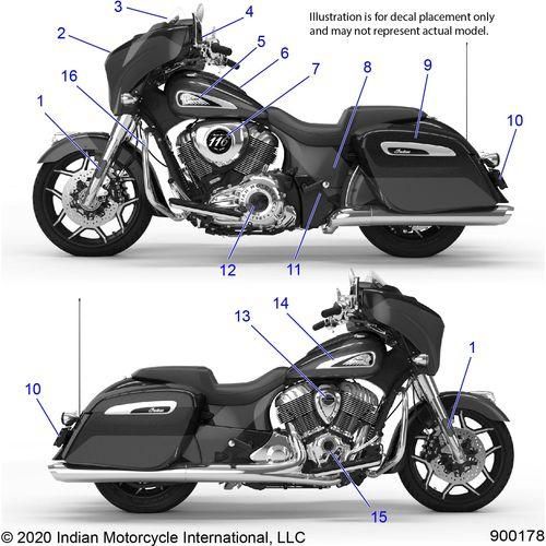 Badge-Outr Cam Cvr Sltsmk by Polaris 5263834-23 Cam Cover