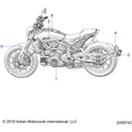 Badges And Decals - 2020 Indian Ftr 1200