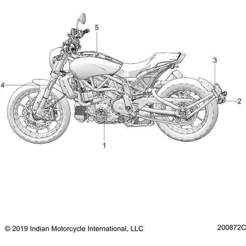 Badges And Decals - 2020 Indian Ftr 1200 Rally Schematic-24441 OEM Schematic