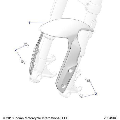 Badges And Reflectors - 2020 Indian Ftr 1200 Carbon Le Schematic-24492 OEM Schematic