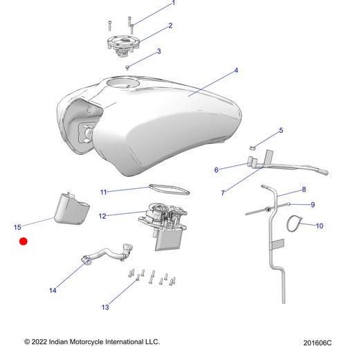 Baffle-Pickup,Fuel by Polaris 5418280 OEM Hardware