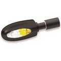 Bar-end turn signals BL 1000 White/Amber Satin Black by Kuryakyn