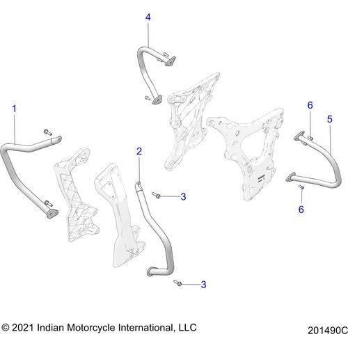 Bar Tip Over RH Black by Polaris 1019175-266 Highway Bars