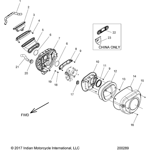 Base Airbox by Polaris 5415270 Airbox