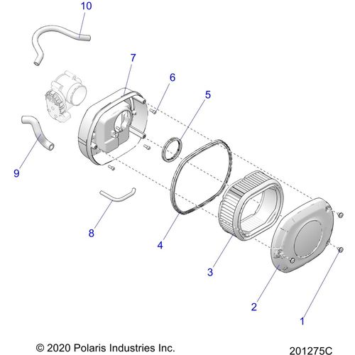 Base Airbox by Polaris 5456483 Airbox