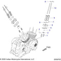 Base-Pushrod Tube Black-Pvd by Polaris