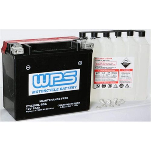 Western Powersports Drop Ship Battery Battery AGM Maintenance Free by WPS CTX20HL-BS