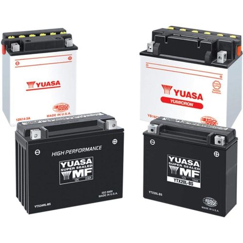 Yuasa YTX20L-BS MF Motorcycle Battery - Motorcycle Batteries