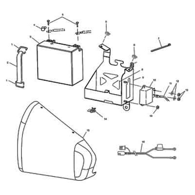 Strap, Battery Holddown by Polaris 5412499 Battery Repair