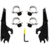 Parts Unlimited Drop Ship Fairing Mount Batwing Fairing Trigger Lock Mount Kit Black by Memphis Shades MEB2027