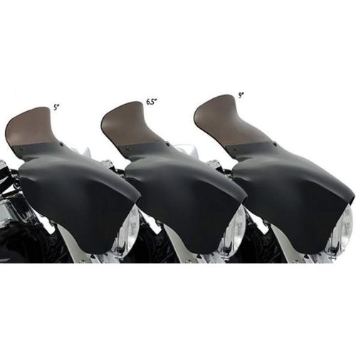 Parts Unlimited Drop Ship Windshield Batwing Fairing Windshield 6.5" Smoke by Memphis Shades MEP8541
