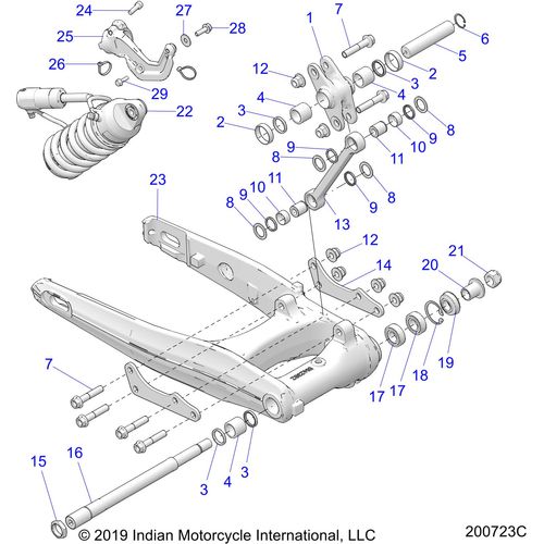 Bearing Thrust by Polaris 3514836 OEM Bearing