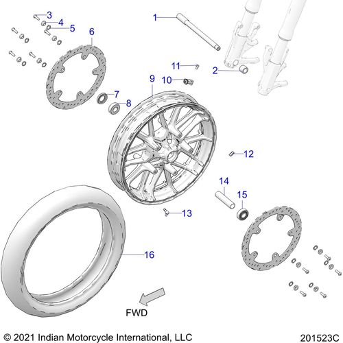 Wheel Bearing by Polaris 3515131 Wheel Bearing & Seals