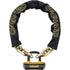 Western Powersports Chain Lock Beast 8016L Chain With U-Lock Black/Yellow 6 Ft by Onguard 45008016L